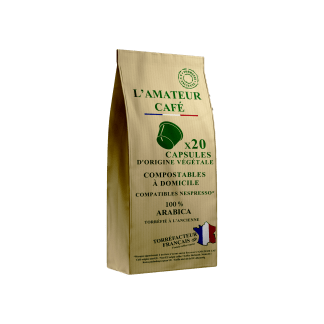 Amateur café capsules Ok Home Compost - Lot de 16